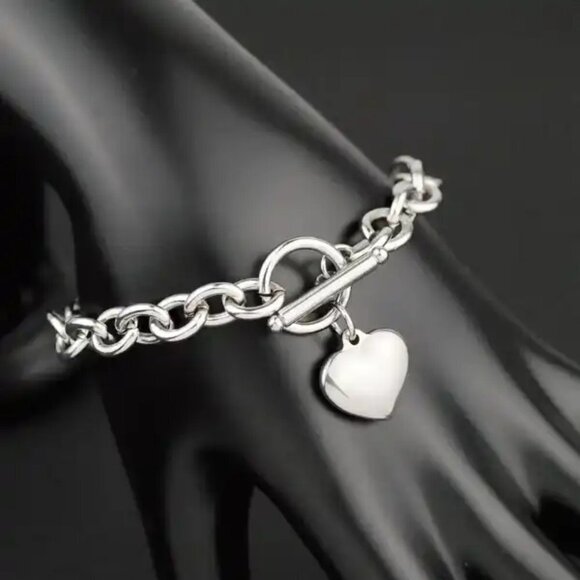 Heart Bracelet and Necklace set - Picture 4 of 7